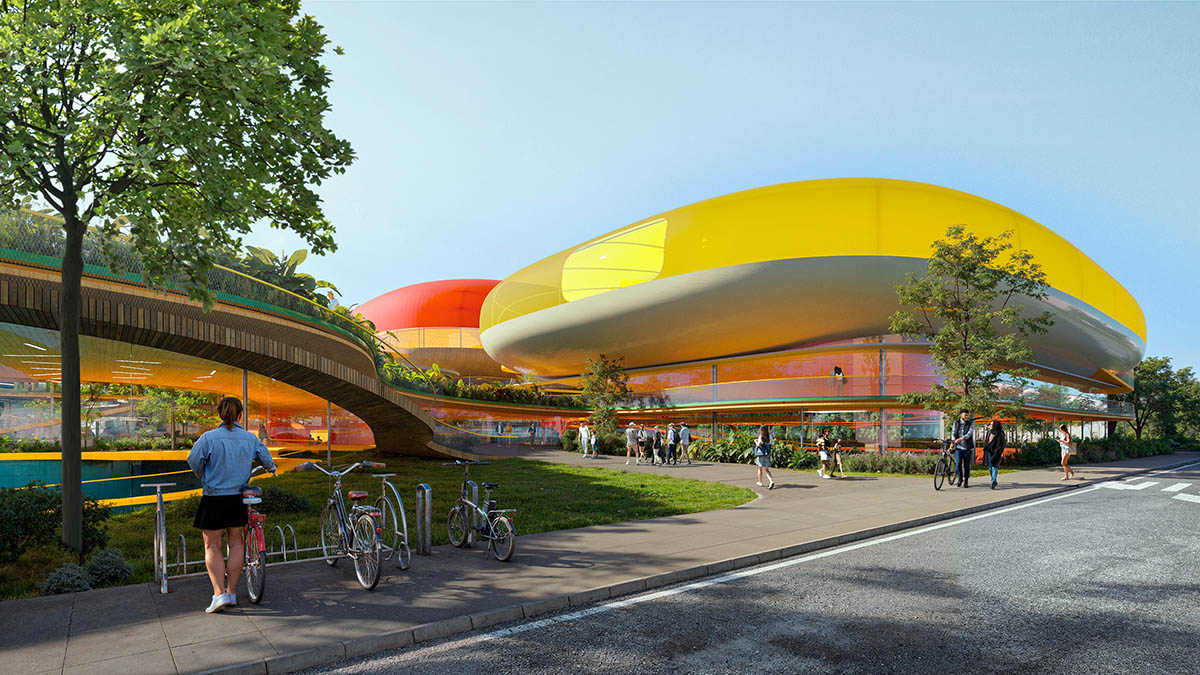 Selgascano unveils its proposal for pavilion-like sports center wrapped by ETFE membrane