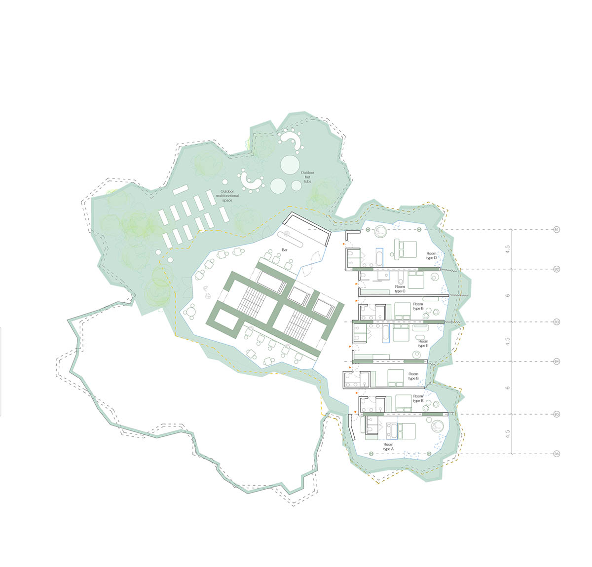 Selgascano and FRPO win competition for Rozafa Tower featuring a cracked colorful facade