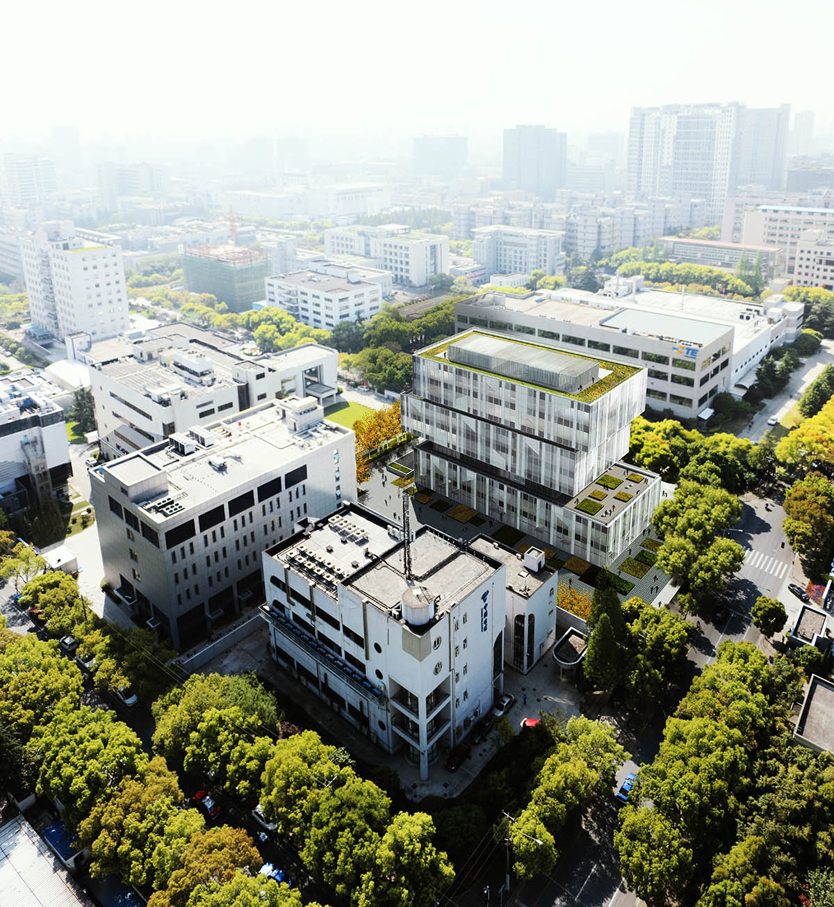 Construction work started on SHL’s splitted-volume CaoHeJing Guigu Creative Headquarters in Shanghai