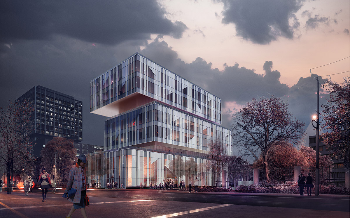 Construction work started on SHL’s splitted-volume CaoHeJing Guigu Creative Headquarters in Shanghai
