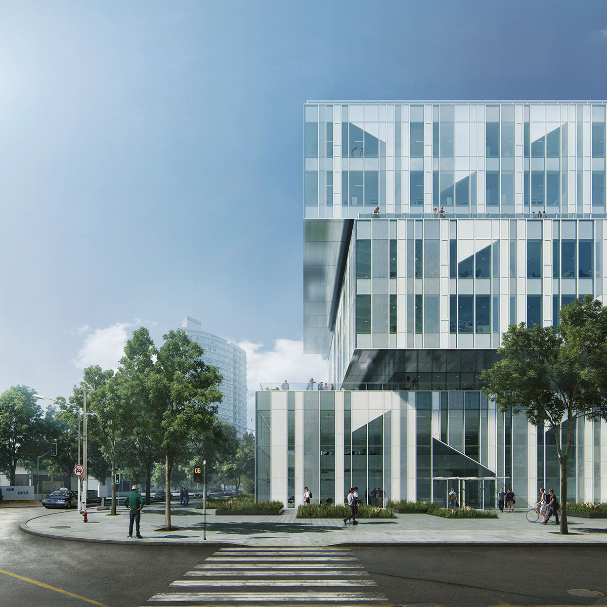 Construction work started on SHL’s splitted-volume CaoHeJing Guigu Creative Headquarters in Shanghai