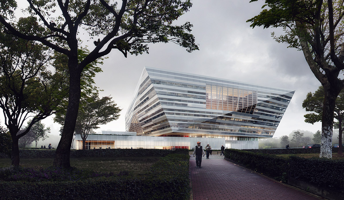Schmidt Hammer Lassen Architects reveals new images for the new Shanghai East Library