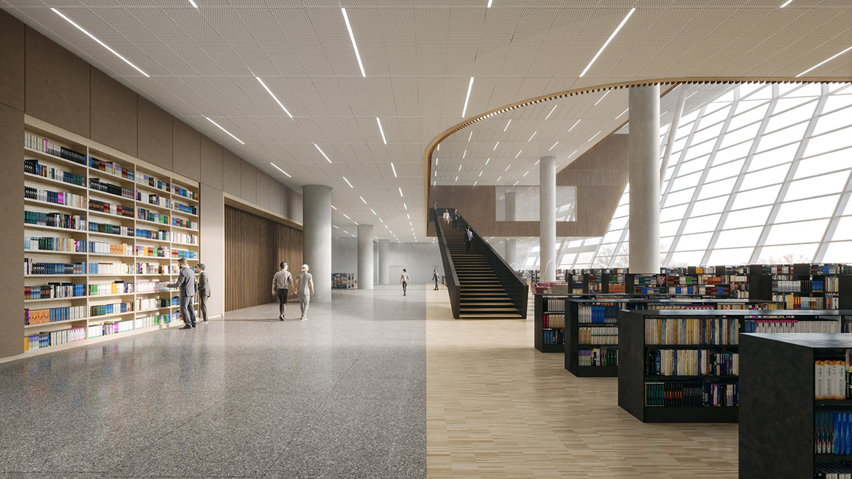 Schmidt Hammer Lassen Architects reveals new images for the new Shanghai East Library