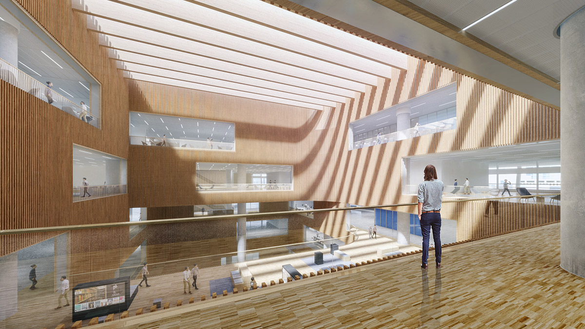Schmidt Hammer Lassen Architects reveals new images for the new Shanghai East Library