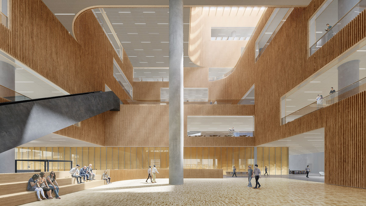 Schmidt Hammer Lassen Architects reveals new images for the new Shanghai East Library
