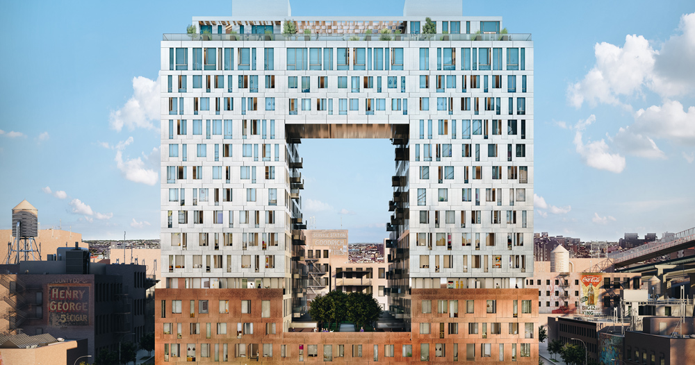 SHoP completes new residential block with half-copper facade in Brooklyn