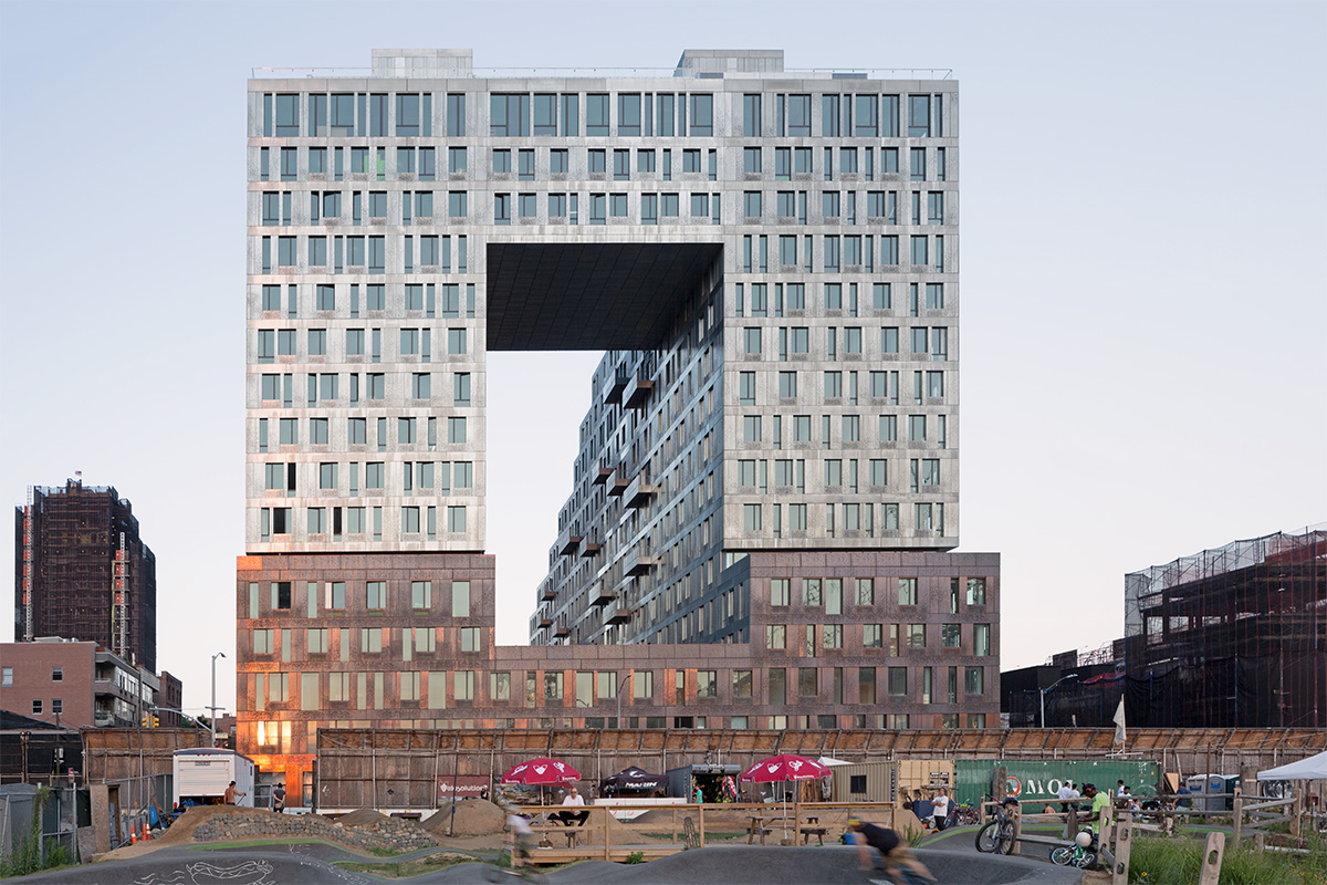SHoP completes new residential block with half-copper facade in Brooklyn