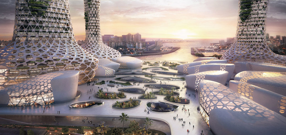 Amorphou Studio proposes symbiotic towers in response to Dubai's climatic conditions