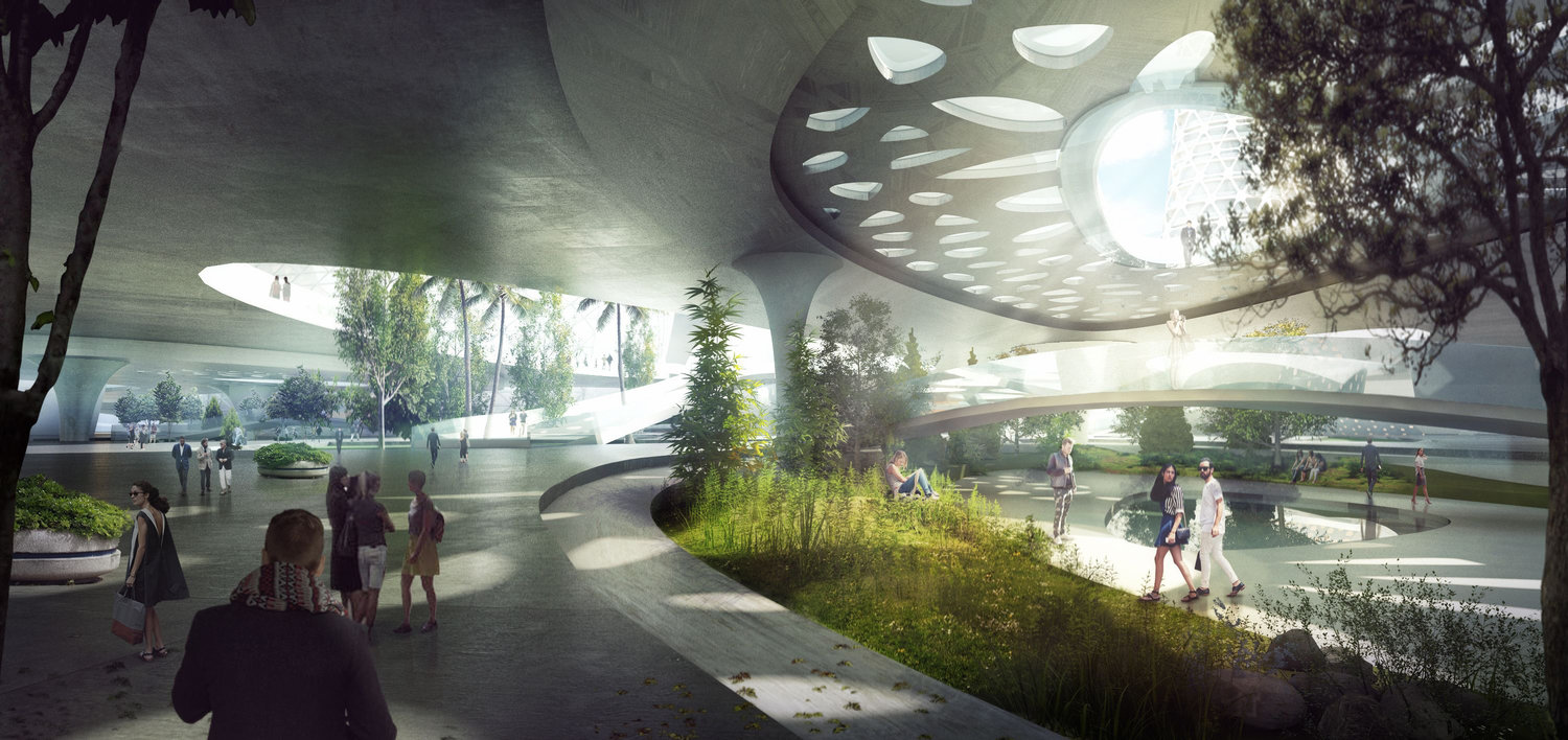 Amorphou Studio proposes symbiotic towers in response to Dubai's climatic conditions