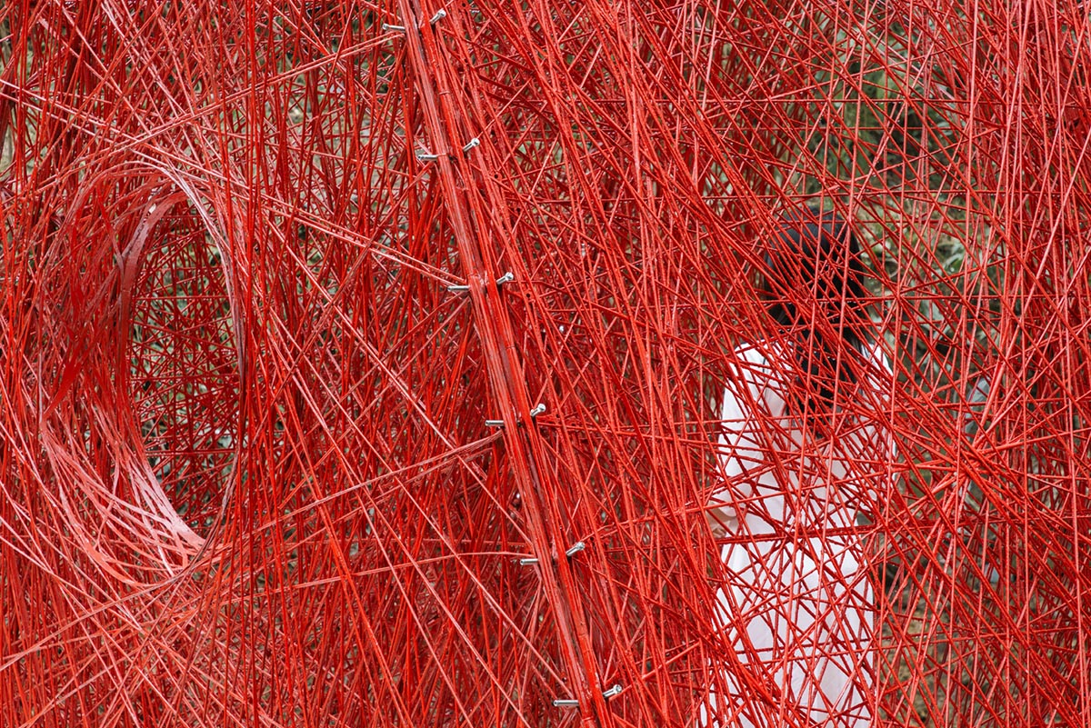 Wutopia Lab designs China's first all carbon-fiber installation in the rural area of Zhejiang