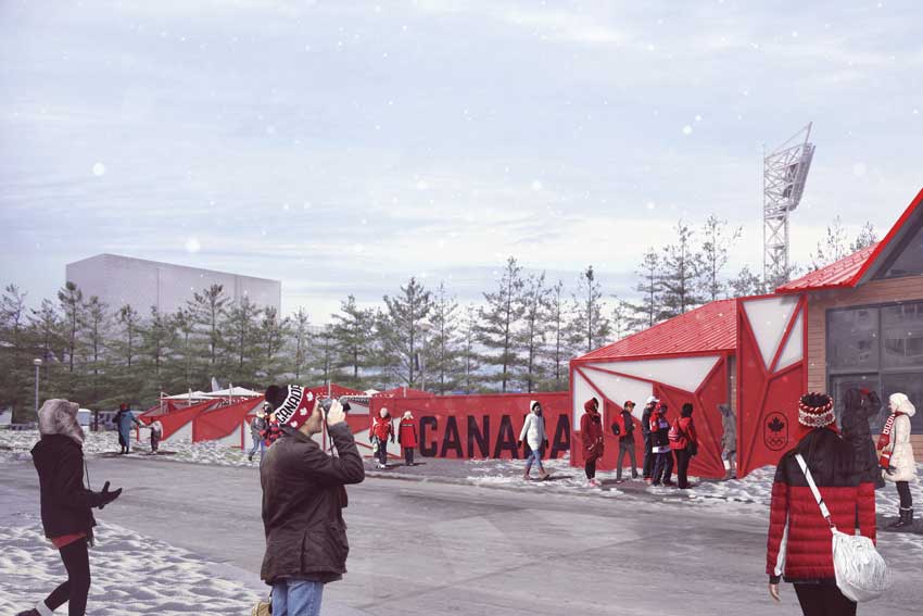 Sid Lee unveils design for Canada Olympic House at PyeongChang 2018