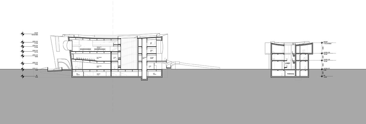 Steven Holl Architects' Shanghai Cofco Cultural and Health Center top out in Shanghai