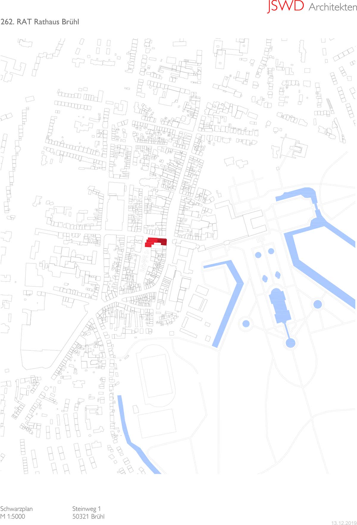 JSWD extends 1960s town hall with interlocking structures and perforated façade in Germany 