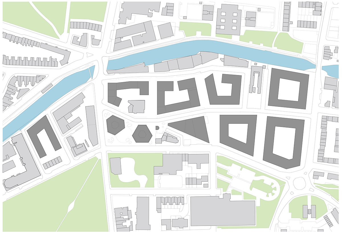 David Chipperfield Architects completes hexagonal residential buildings in east London