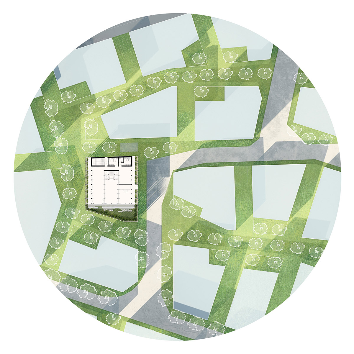 Barberio Colella ARC + Angelo Figliola design Bamboo Office for a new green district in Changzhou