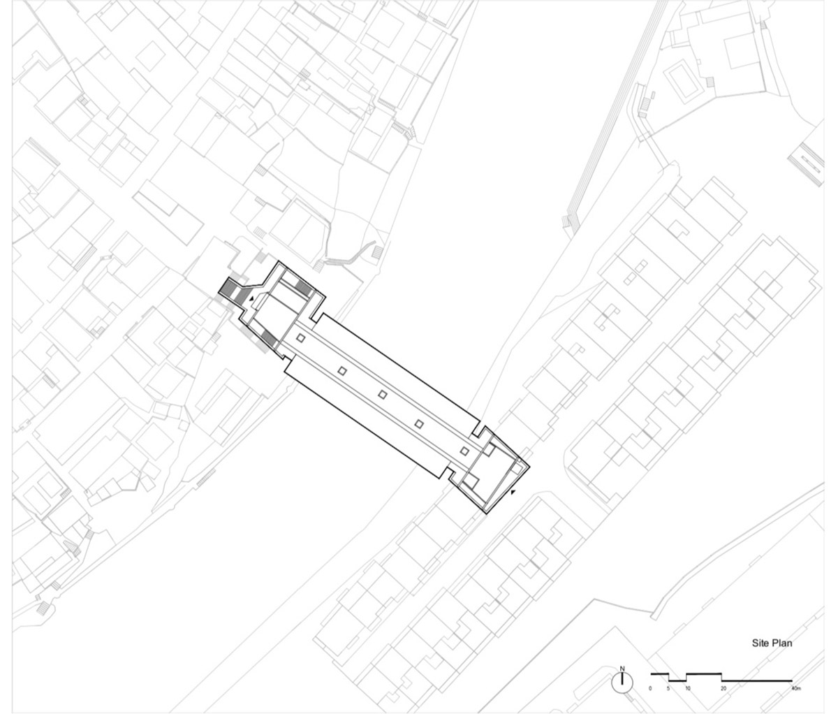 Atelier FCJZ transforms former pedestrian bridge into a bridged art museum in China