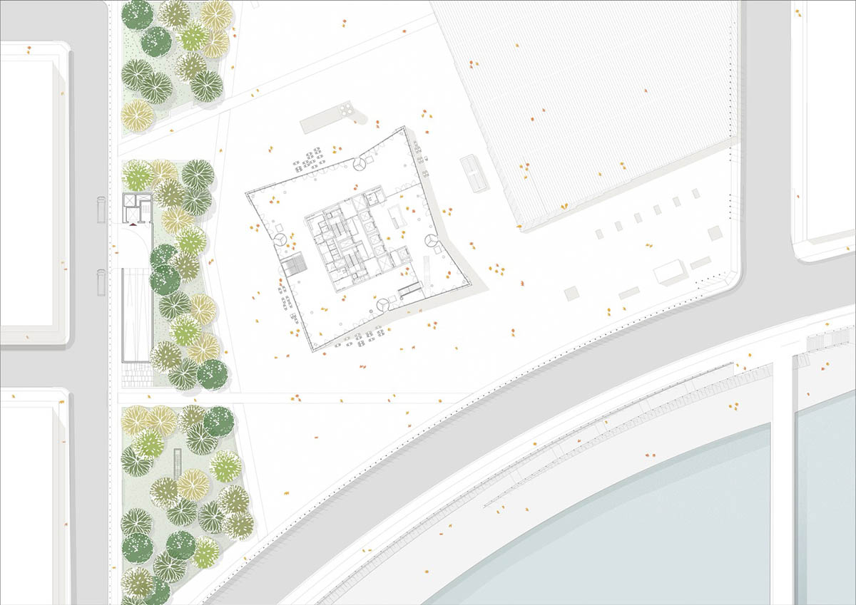 3XN's sculptural and fully glazed smart office building opens in Berlin