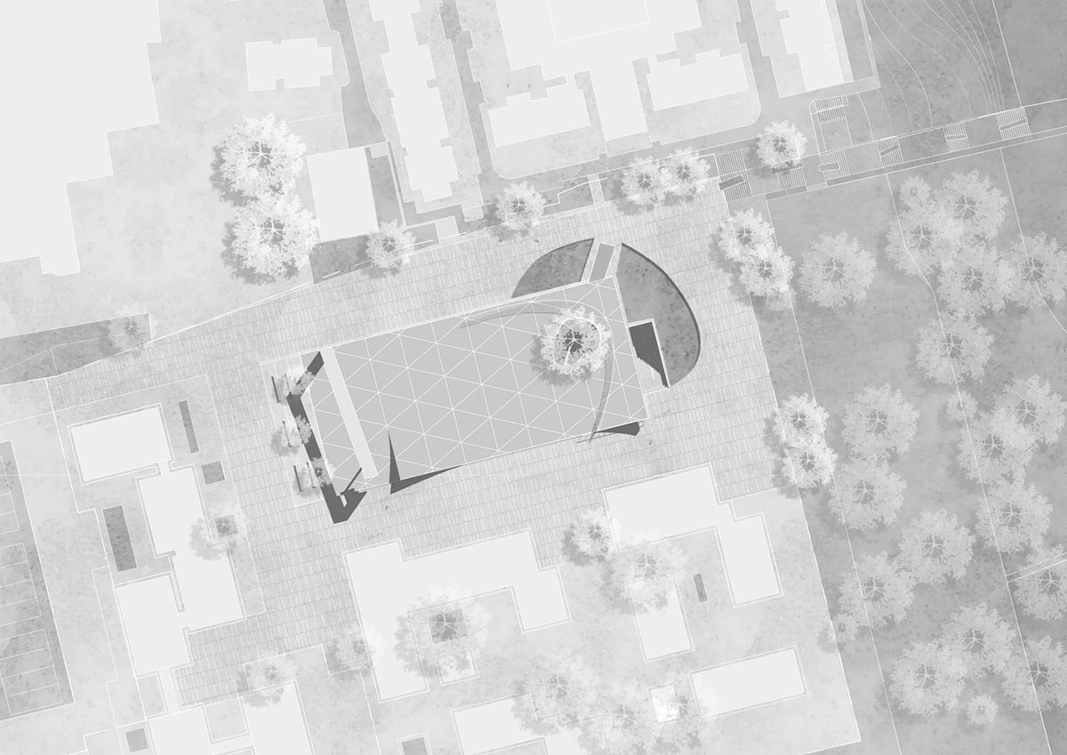 Atelier TeamMinus completes Piazza & Art Space activating its own environment in Beijing