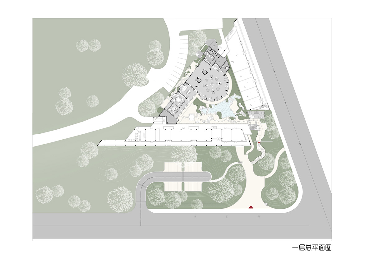 An Art Museum veiled by pleated aluminium panels creates mysticism between inside and outside