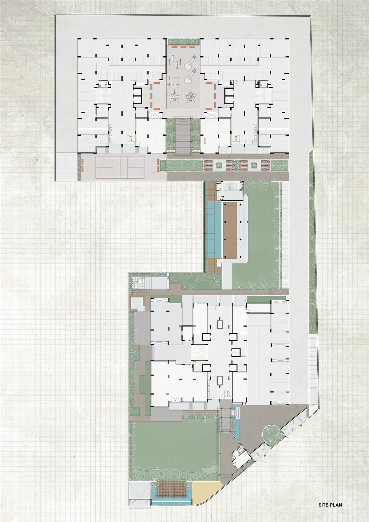 UA Lab creates concrete shell for community space in Ahmedabad