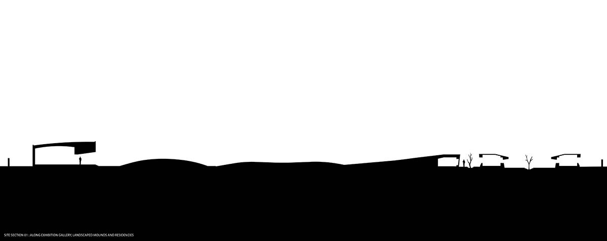 sP+a completes India's new arts centre, Hampi Art Labs, with sinuous concrete volume