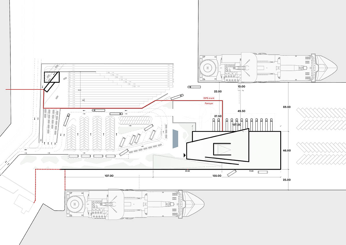 Henning Larsen reveals design for ferry terminal addressing to traditional Faroese fishing boats
