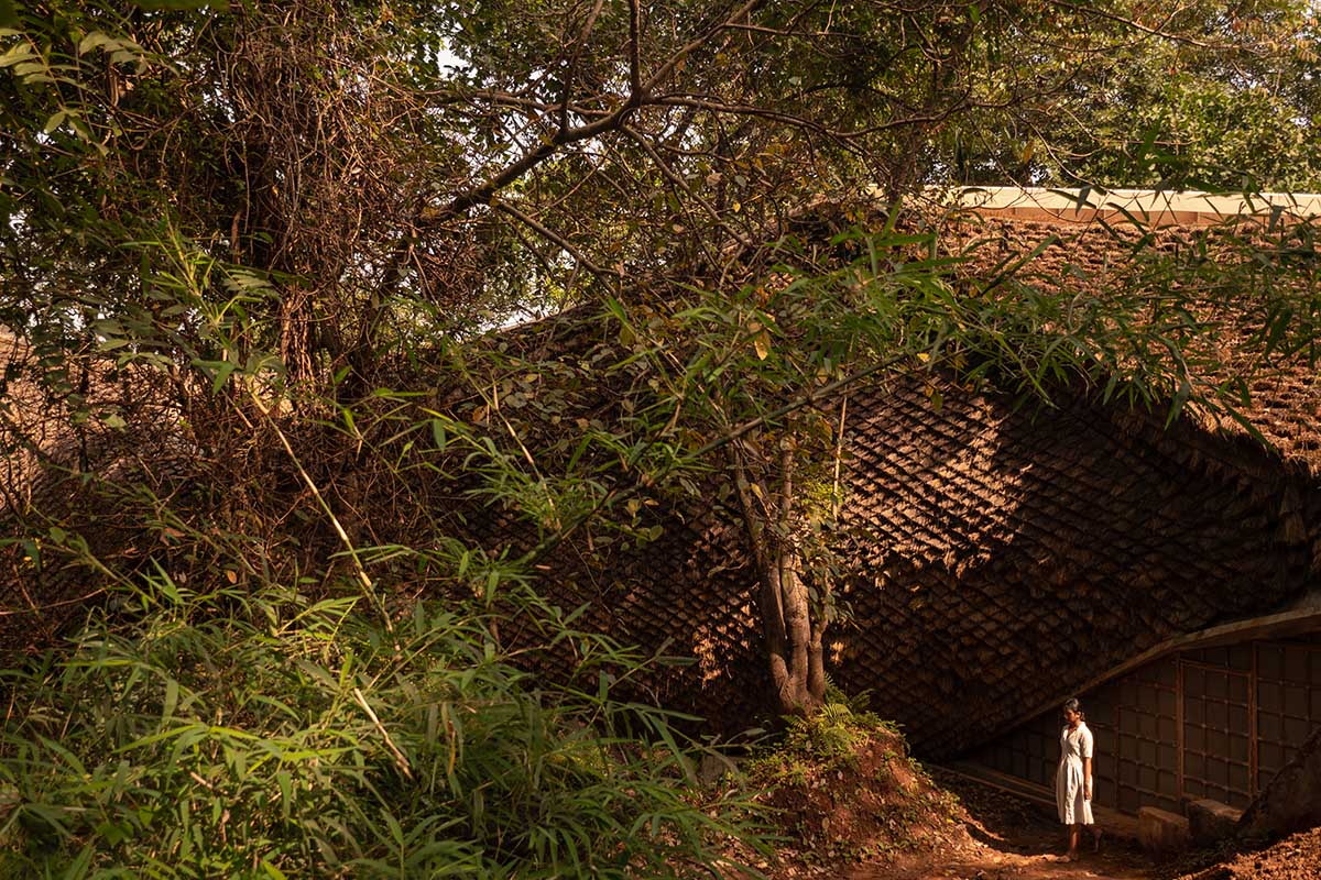 The bridge that became a house and resembled a cocoon in Karjat, designed by Wallmakers