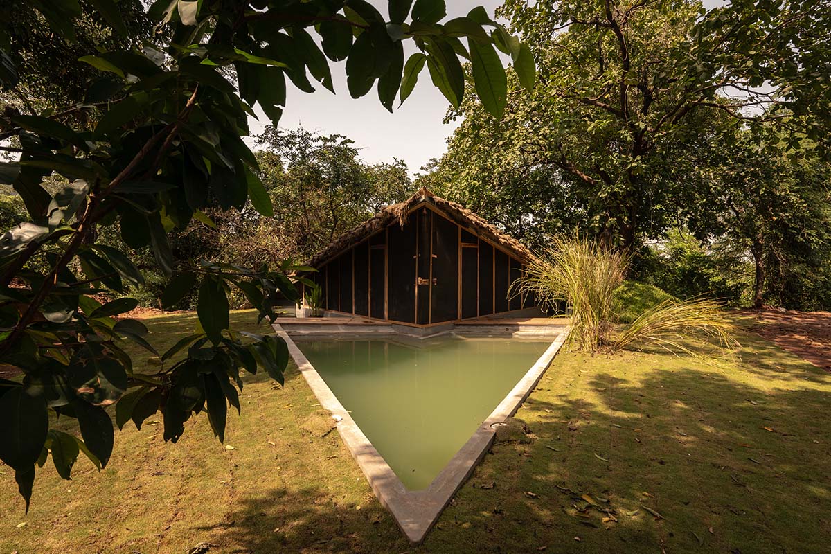The bridge that became a house and resembled a cocoon in Karjat, designed by Wallmakers