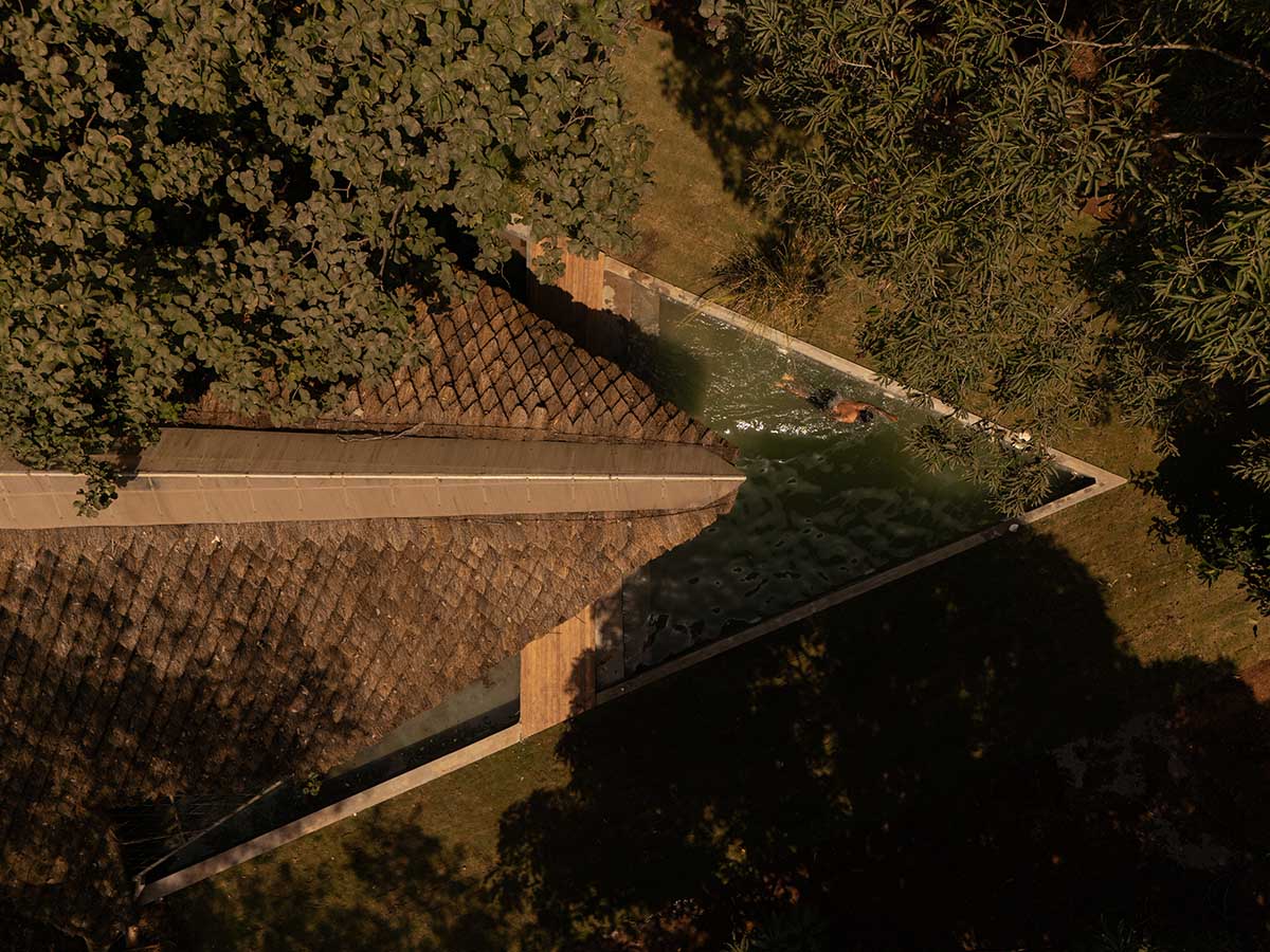 The bridge that became a house and resembled a cocoon in Karjat, designed by Wallmakers