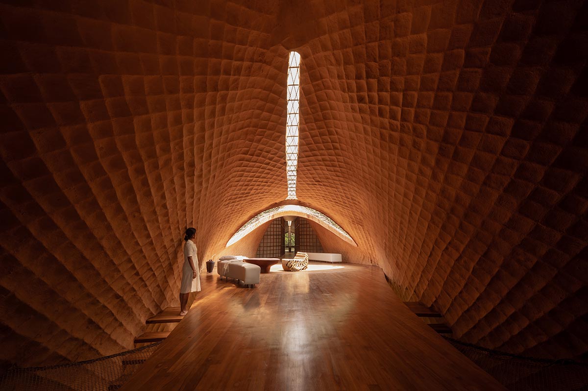 The bridge that became a house and resembled a cocoon in Karjat, designed by Wallmakers