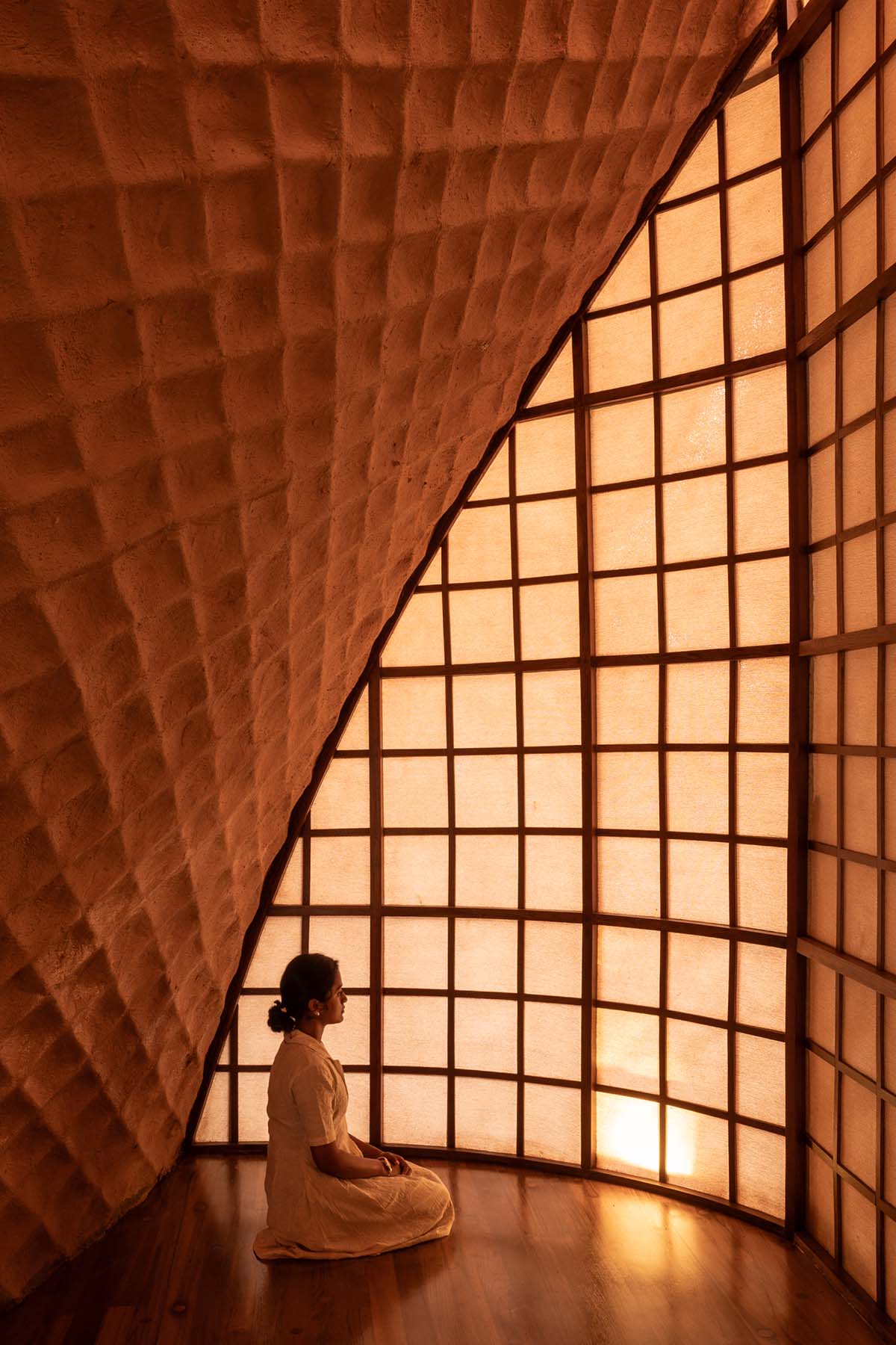 The bridge that became a house and resembled a cocoon in Karjat, designed by Wallmakers