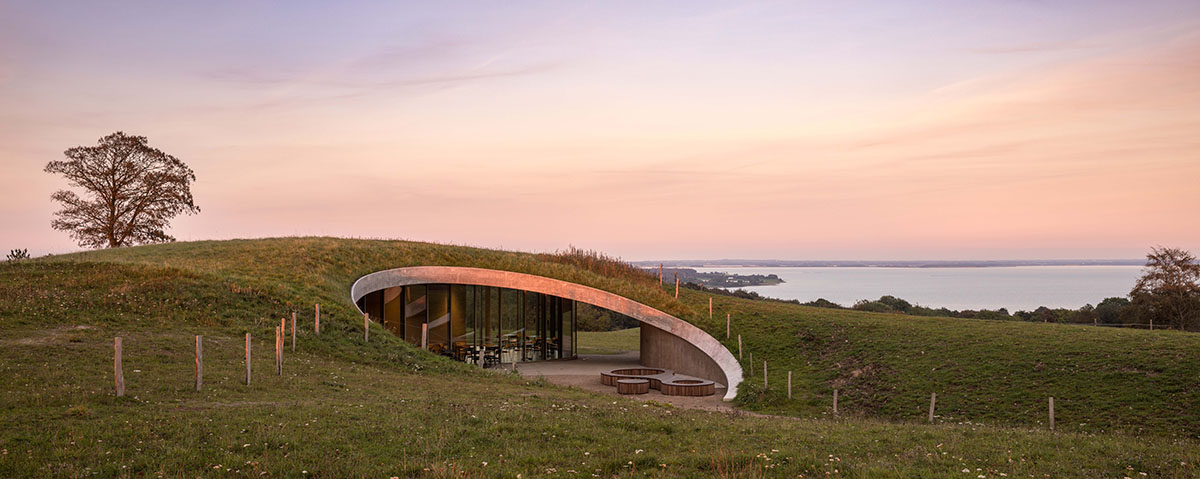 CEBRA designs visitors center mimicking undulating landscape and hills ...