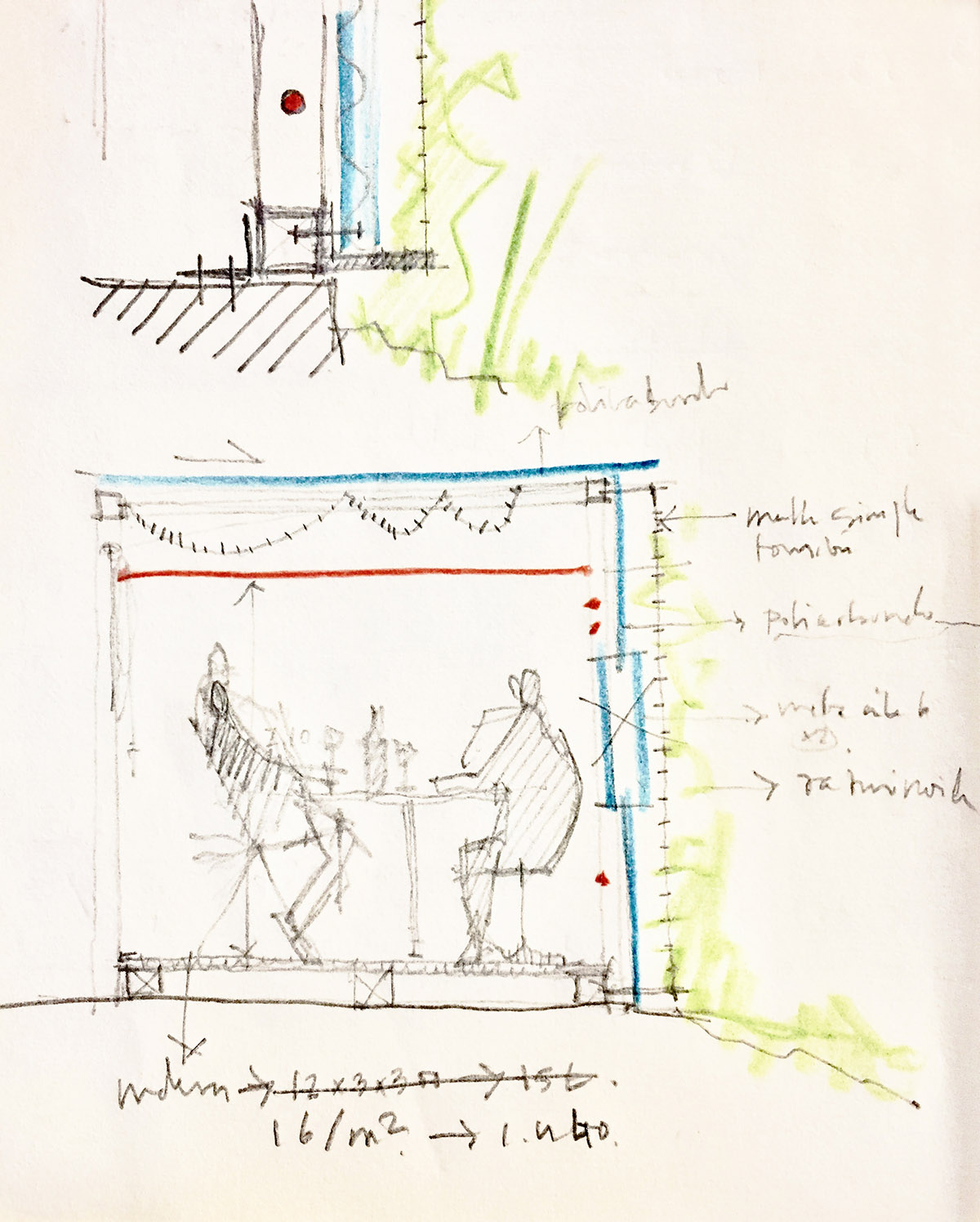 delaVegaCanolasso completes moveable urban pavilion with striped-facade in Madrid