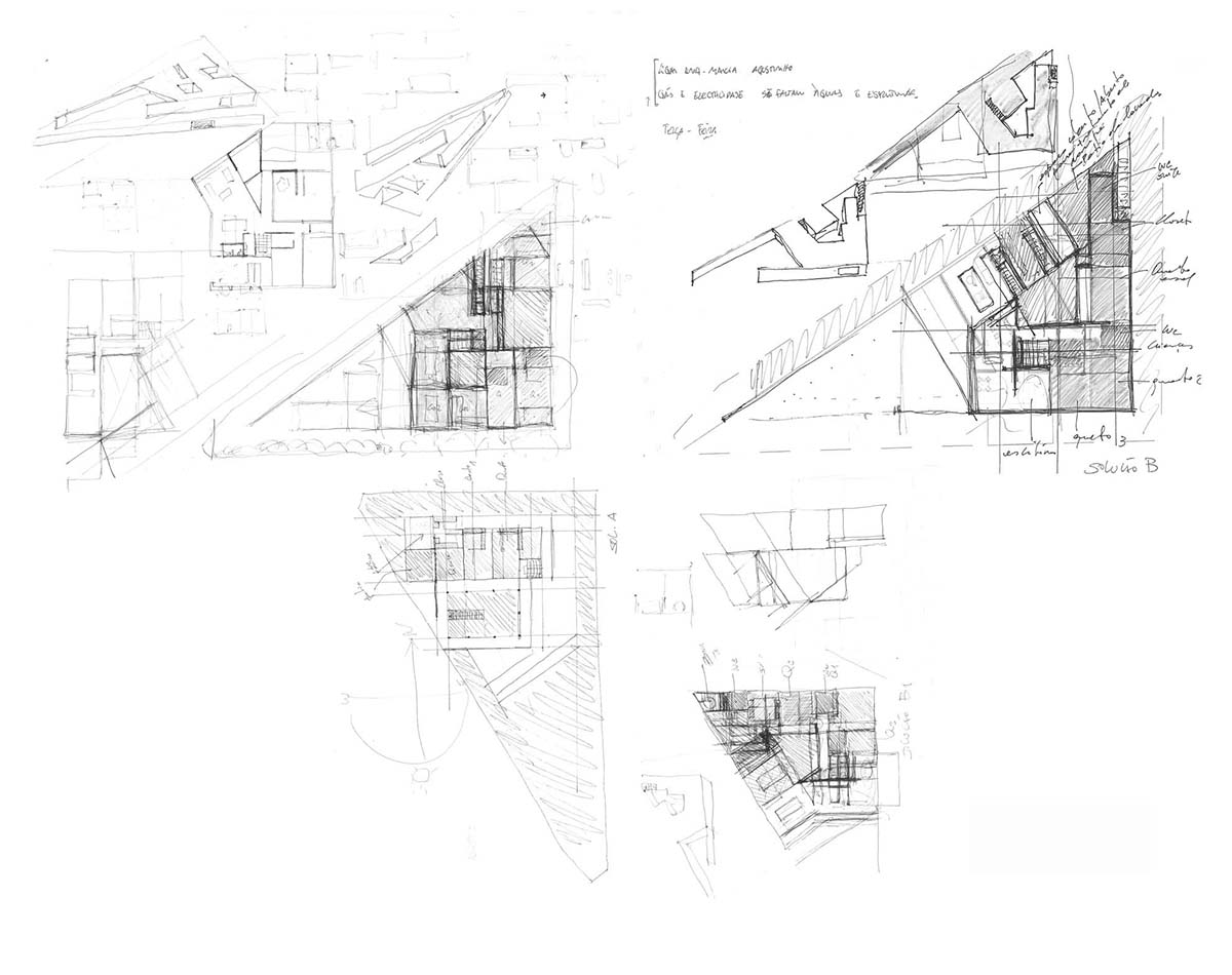 NOARQ designs smooth curvy-roof for Portuguese house to adapt to topography and create courtyards