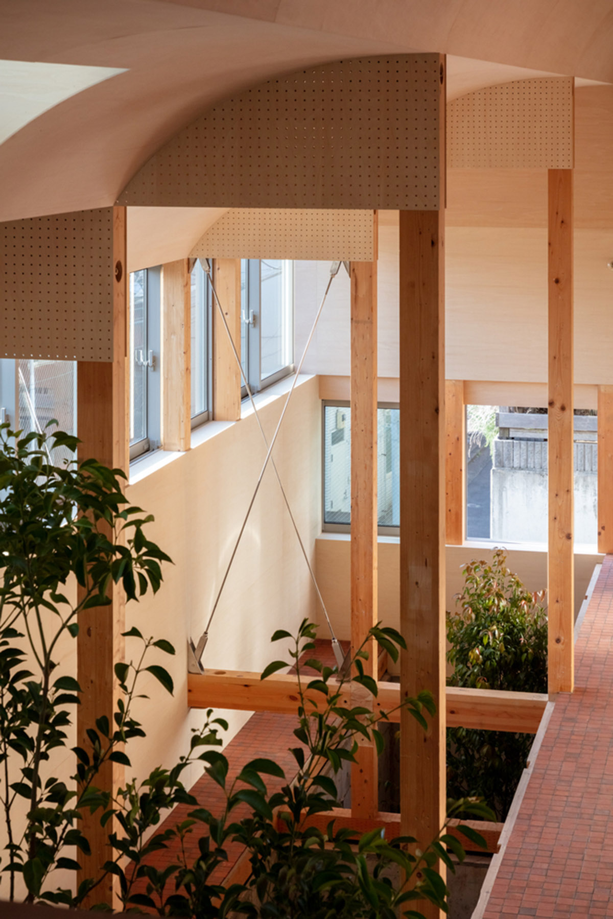 atelierco renovates former house from early Jomon period with curved ceiling in Japan 