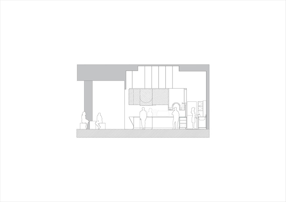 Studio SKLIM creates punctuated spaces and circular geometries to form this cafe in Singapore