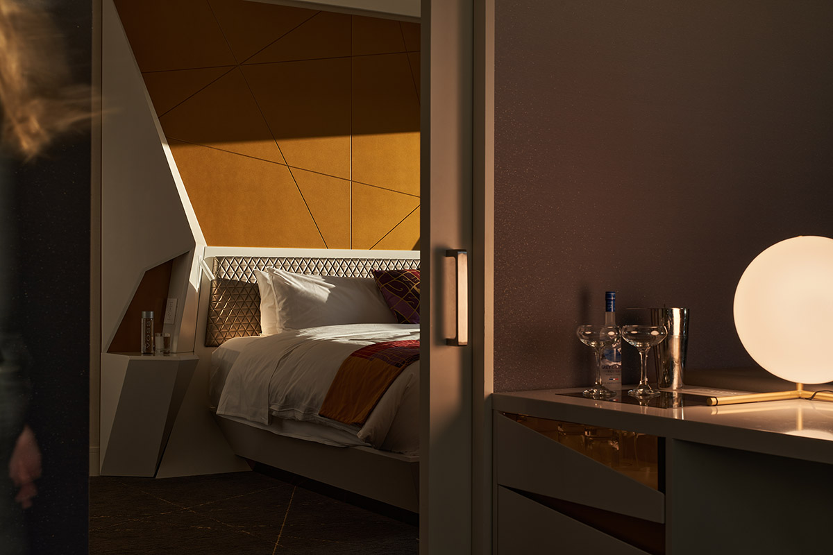 Skylab transforms interiors of W San Francisco hotel with funky elements in San Francisco