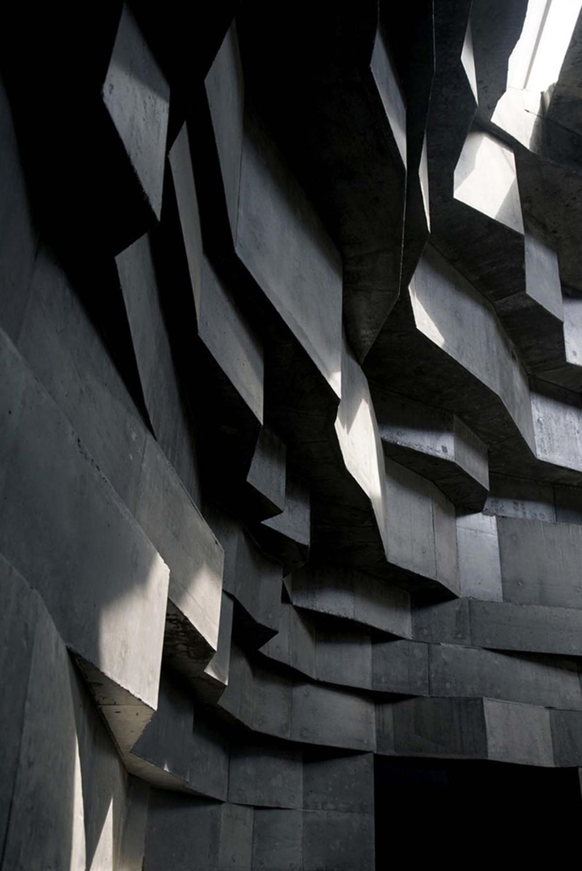 OPEN Architecture designs monolithic rock-like open-air concert hall in the north of Beijing