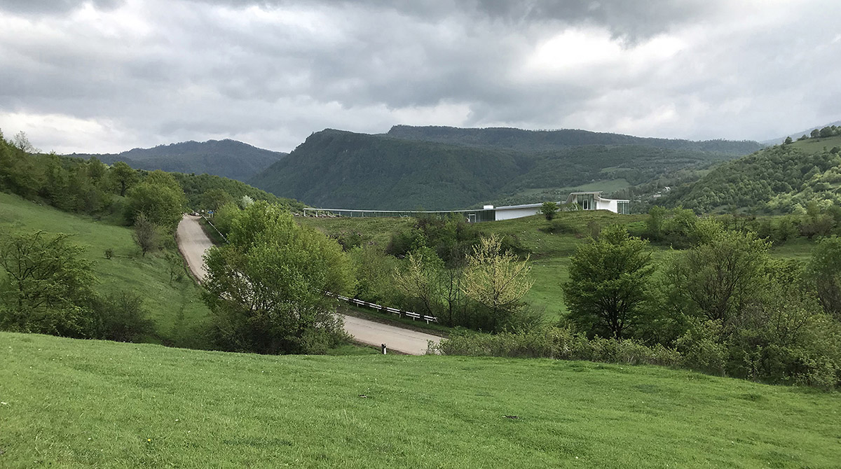 Paul Kaloustian Studio completes snake-like smart center in a rural area of Armenia