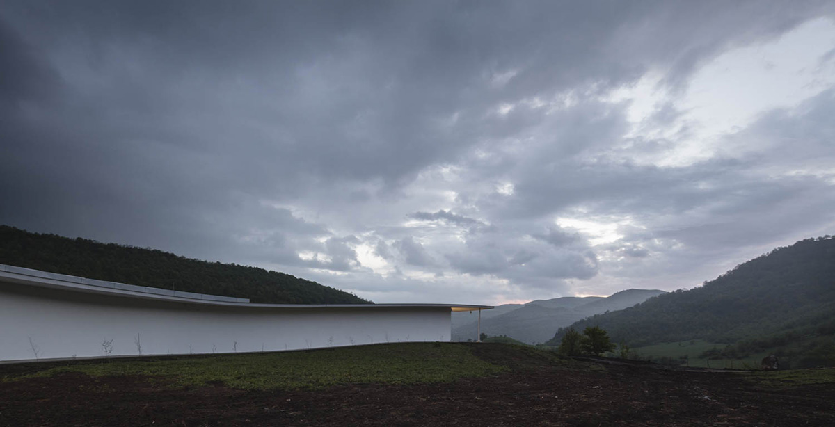 Paul Kaloustian Studio completes snake-like smart center in a rural area of Armenia