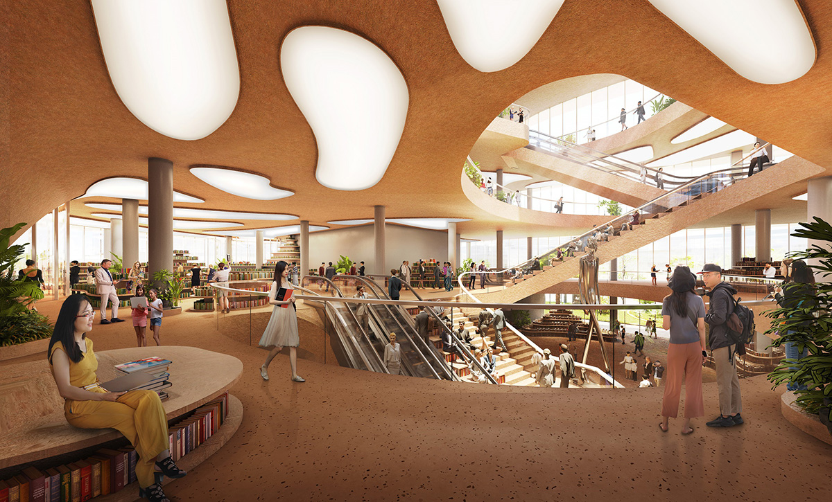 MVRDV's Shenzhen Terraces, featuring undulating accessible floor plates, begins construction