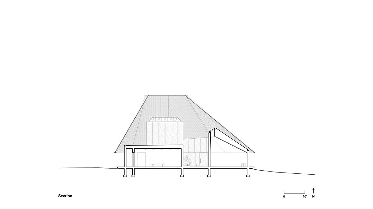 SO-IL unveils design for Art Omi Pavilions with asymmetrical cone-like roof in Chatham