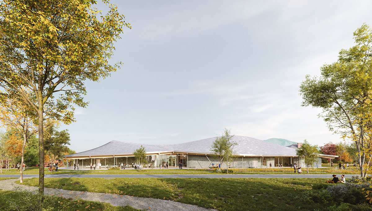 SO-IL unveils design for new Williams College Museum of Art with undulating timber ceilings