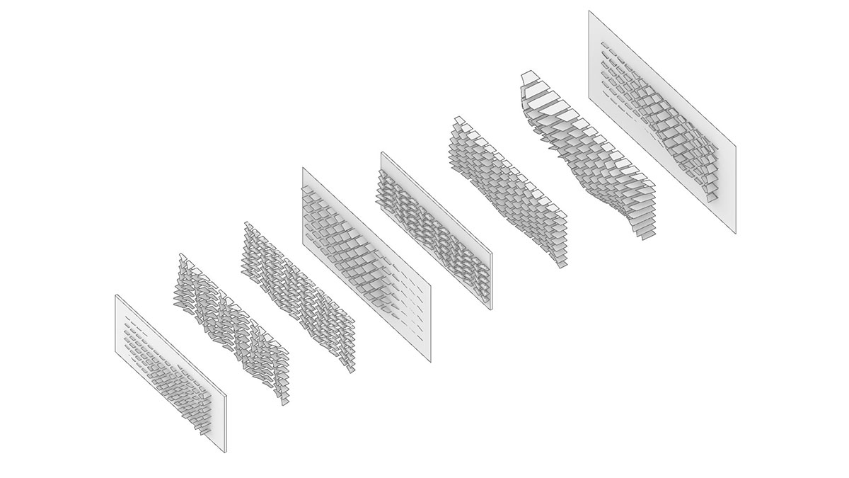 Salon Alper Derinbogaz transforms sound waves into architectural elements for a retail store