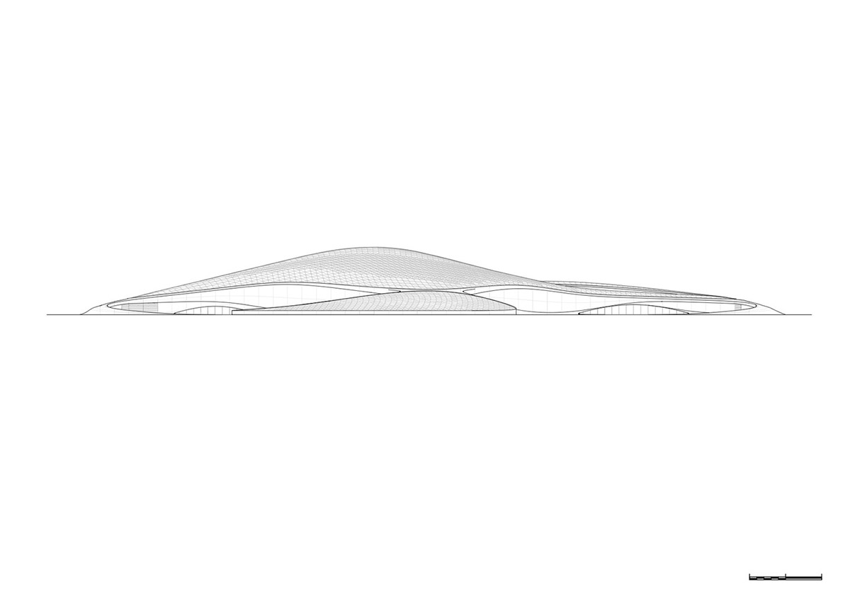 Zaha Hadid Architects' Bee'ah Headquarters Takes Shape In UAE