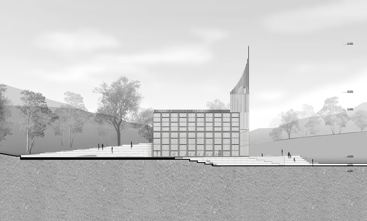 RSAA designs Chamber Church in China with uniform layered slices to allow soft light