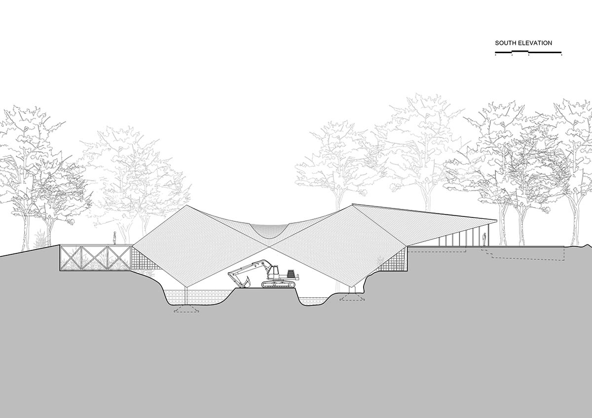 The bridge that became a house and resembled a cocoon in Karjat, designed by Wallmakers