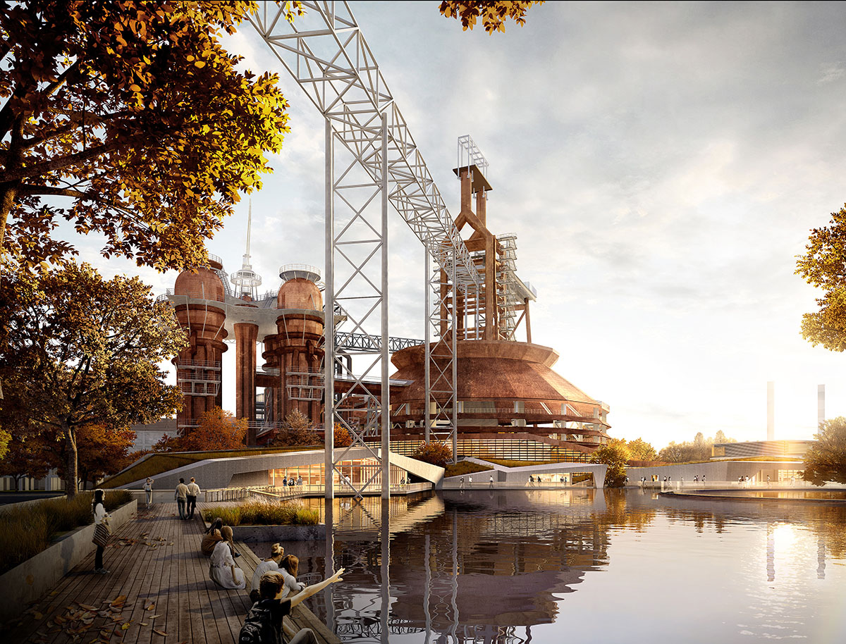 CCTN Design Announced a Scheme for the Museum of Regeneration of Shougang No. 3 Blast Furnace