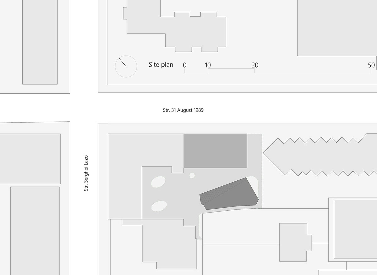 Maxim Calujac converts historical building into creative center with public stairways in Moldova
