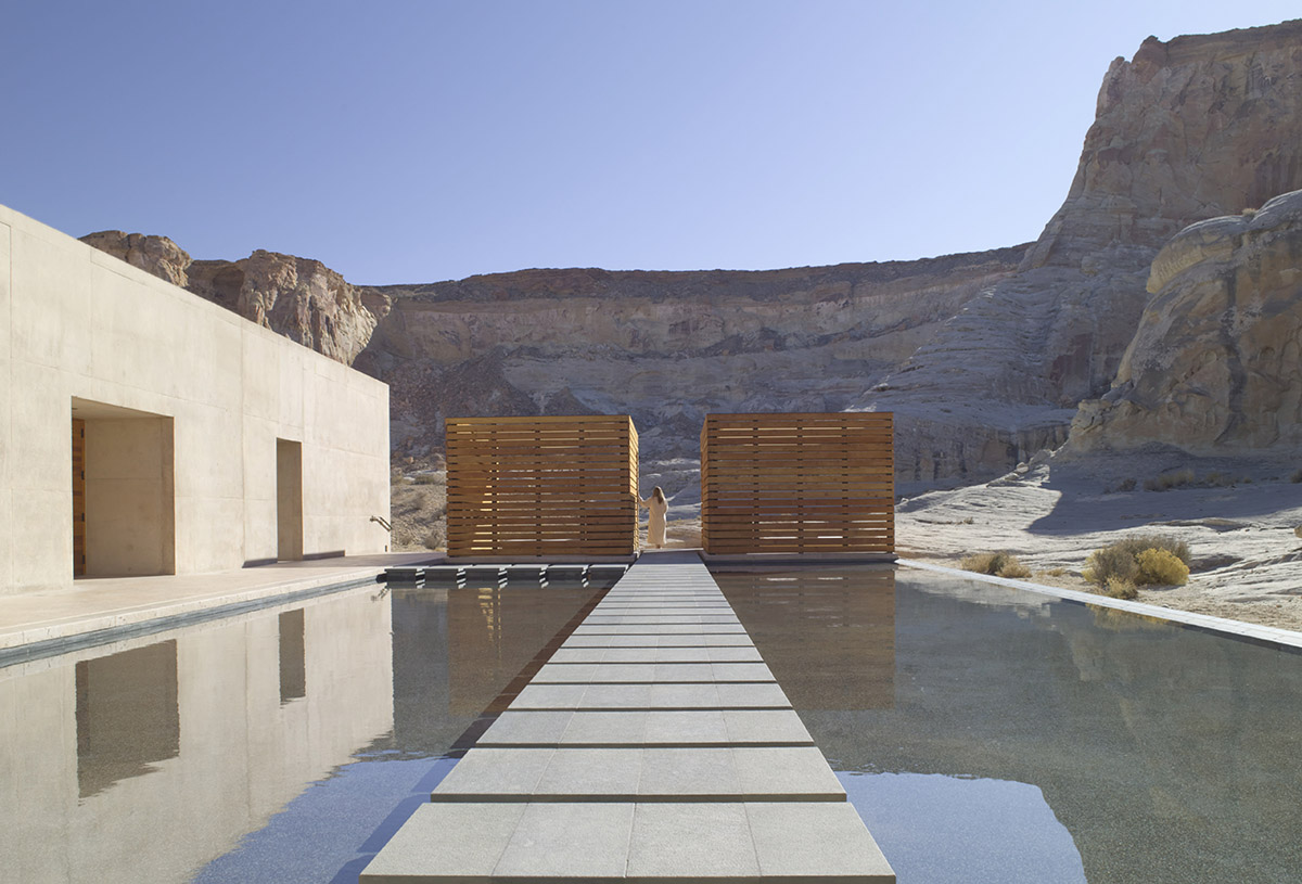 This resort and spa perfectly blended in majestic cliffs and rock formations in southern Utah